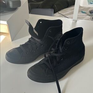 Converse All Black High-Top Sneakers